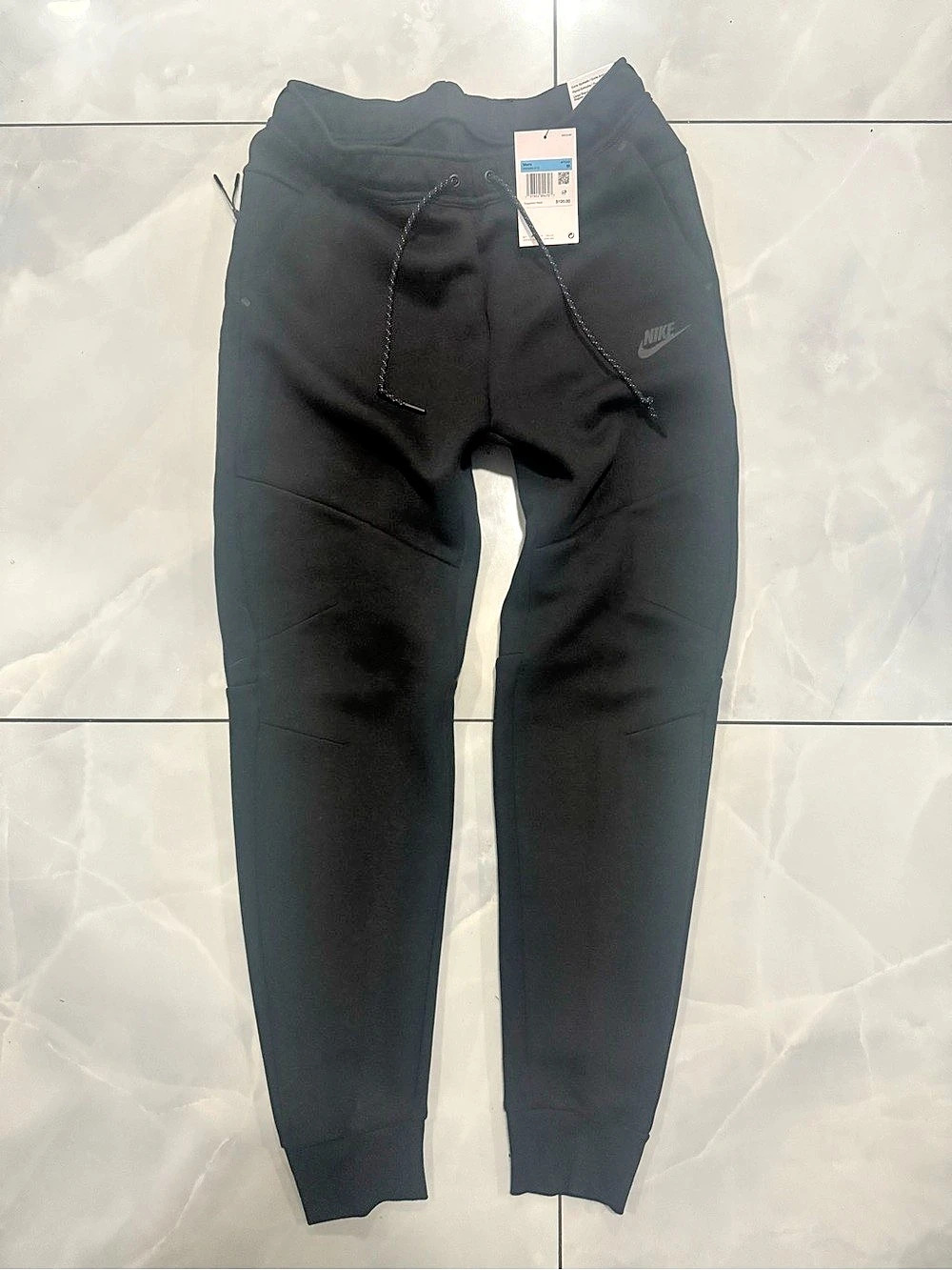 Authentic Nike Sportswear Tech Fleece Joggers Black Medium